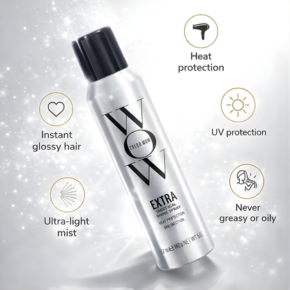 Color Wow Extra Shine Mist – Lightweight Gloss & Heat Protection Spray