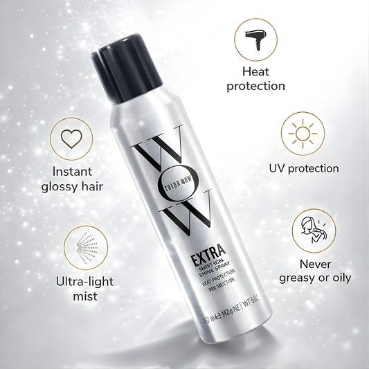 Color Wow Extra Shine Mist – Lightweight Gloss & Heat Protection Spray