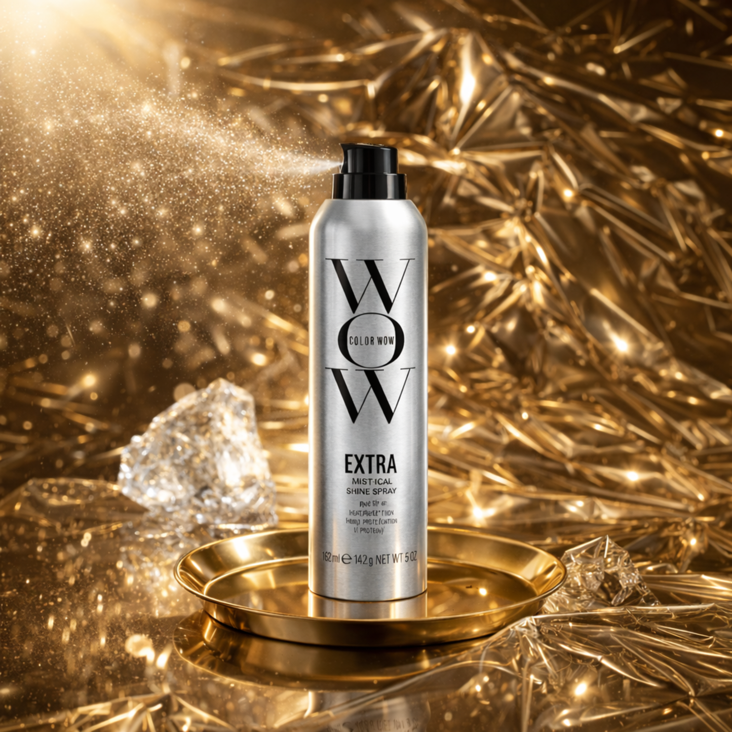Color Wow Extra Shine Mist – Lightweight Gloss & Heat Protection Spray