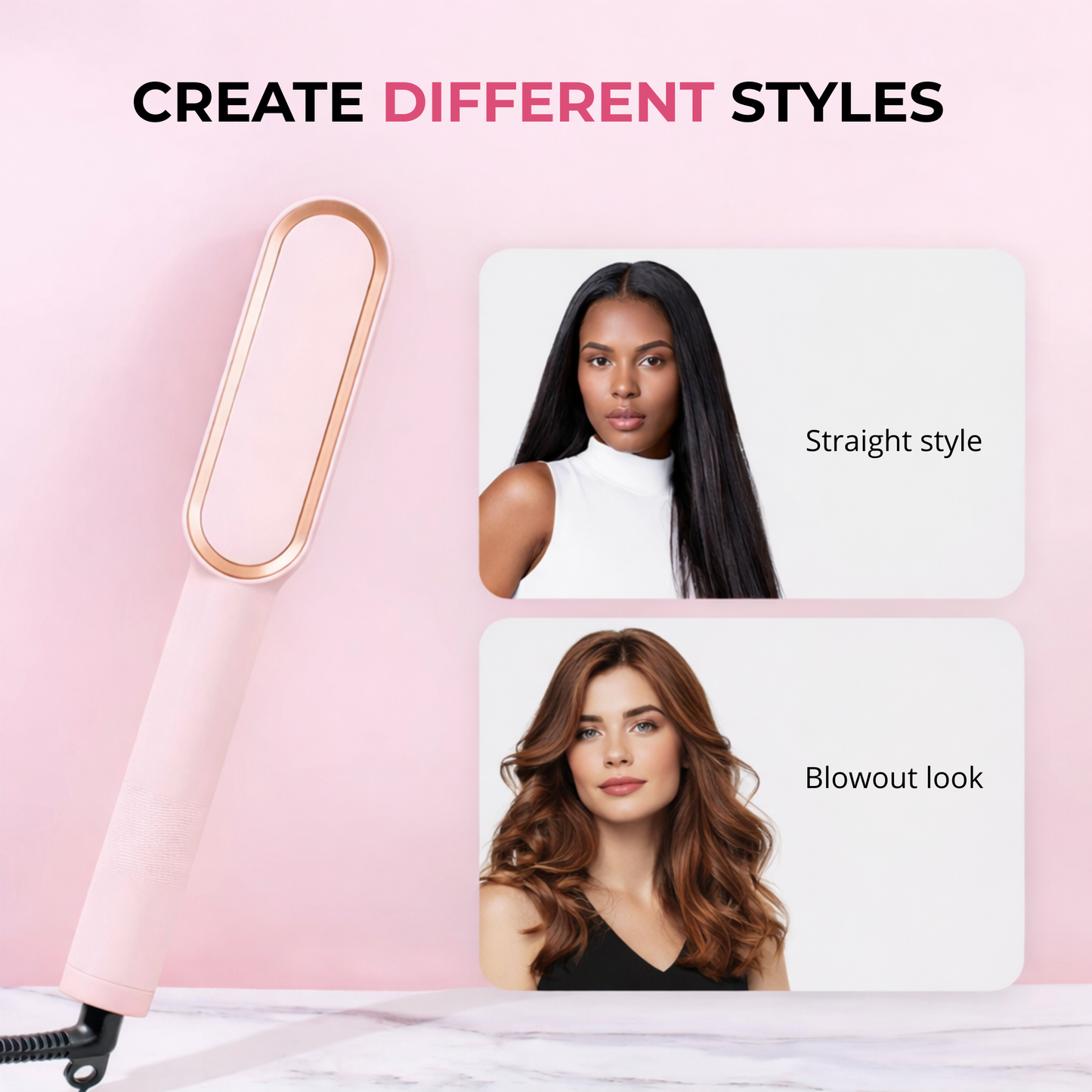 SmoothPro 2-in-1 Hair Styling Brush